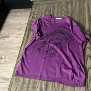 Men’s medium purple and black Versace tee shirt